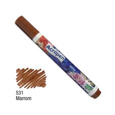 Caneta Para Tecido Acrilpen Marrom 04412 531