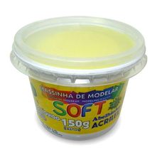 Massa Modelar Soft 150g Amarelo 07315 102
