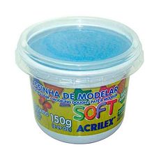 Massa Modelar Soft 150g Azul 073150109