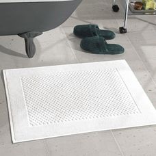 Toalha Para Piso Felpudo Prime Branco - Dohler