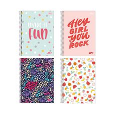 Caderno Univ C/D 1 Matéria 96F D+ Feminino - Tilibra - Capas Sortidas
