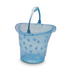 Balde 13 Litros Translucido Hora do Banho Azul - Adoleta Bebe