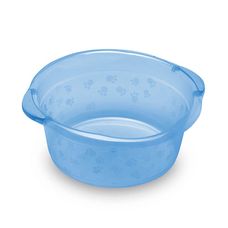 Bacia Infantil 28 Litros Translucido Azul - Adoleta Bebe