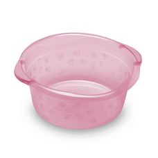 Bacia Infantil 28 Litros Translucida Rosa - Adoleta Bebe