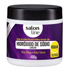 Creme Relaxante Salon Line Hidróxido de Sódio Regular 400g
