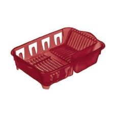 Escorredor de Loucas 45,8x31,8  Vermelho - Sanremo