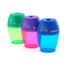 Apontador Com Depósito Shaker 1 Furo Blister Sortido - Maped