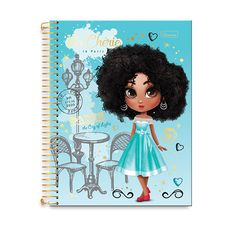 Caderno Espiral C/D Universitário 10 Matérias Ma Cherie 200F - Cadersil - Capas Sortidas
