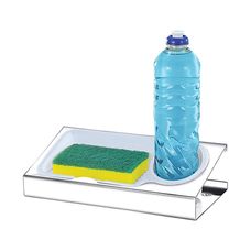 Porta Detergente e Esponja em Aço Inox Para Pia - Mak -Inox
