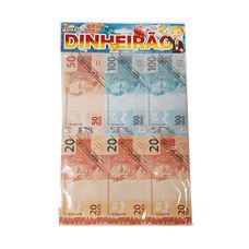Dinheirão Mini Toys - Conjunto com 35 Notas Lúdicas Dinheirão Mini Toys - Conjunto com 35 Notas Lúdicas