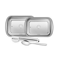 JOGO ACO INOX P/ASSAR E SERVIR 4PCS 64310150