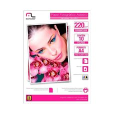 Papel Fotografico Glossy Tam.a4 10fls 220gr C/ades