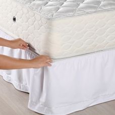 SAIA PARA CAMA BOX QUEEN VESTE FACIL BRANCO SANTISTA