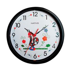 RELOGIO PAREDE RED GALO DE BARCELOS 51494-6