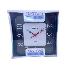 RELOGIO PAREDE QUAD BLACK ARABICO 51449-6