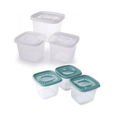 POTE CLIC QUADRADO 3PCS 1.2LT 2356 - PLASUTIL