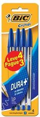 Caneta Esferográfica Cristal Azul Leve 4 Pague 3 - Bic