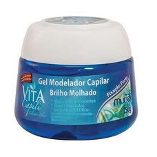 Gel Capilar Vita Capili Clássico Fixação Forte Azul 250g - Muriel