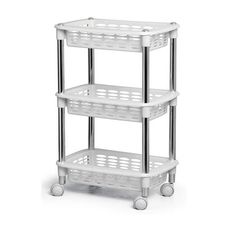 Fruteira e Organizador Multiuso Triplo Retangular – Niquelart