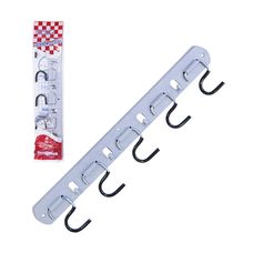 Suporte Pendurador Para Vassouras 9 Ganchos - Niquelart