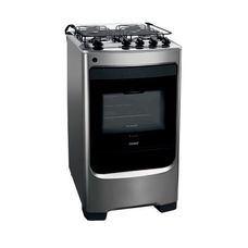 Fogão Consul 4 Bocas CFO4NAR com Mesa de Inox Acendimento Automático e Design Frente Única Bivolt Inox