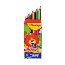 Lápis de Cor Serelepe 12 Cores