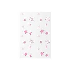 Saco Decorado 10x15cm Estrelas Rosa com 50 Unidades - Camp Festas