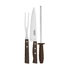 Kit P/churrasco Inox 3 Pcs Trad.22299055