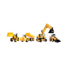 Kit Tratores Workers Series 4 em 1 - Roma Brinquedos