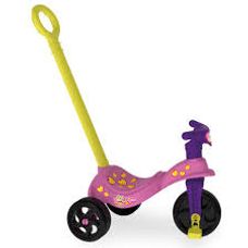 Triciclo Infantil Fofinha Com Empurrador - Xalingo