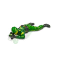 Boneco Militar Rastejante a Corda - Wellmix