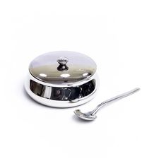 Farinheira C/colher e Tampa Inox 700g 1750