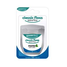 Fio Dental Powerdent Classic Extra Fino 125 Metros