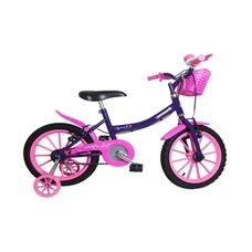 BICICLETA KIDS ARO 16 FEM.VIOLETA/ROSA