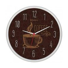 Relógio de Parede Branco Coffee 660014 - Herweg