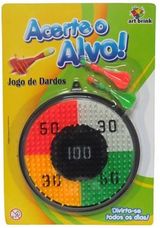 JOGO DE DARDOS MIRA C/PONTUACAO 17CM