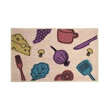 TAPETE PARA COZINHA COTTON 50X80CM TIME - KAPAZI