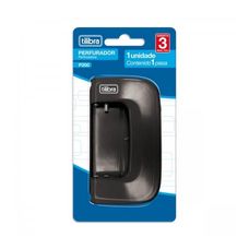 Perfurador P200 Preto Para 10 Folhas