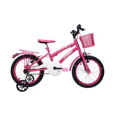 Bicicleta Cairu Bike Aro 16 Flowers Rosa/Pink