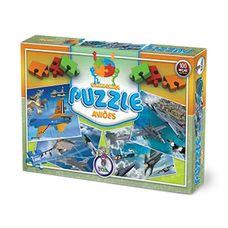 Jogo Quebra-cabeça Puzzle Aviões 100 Pçs - Toia