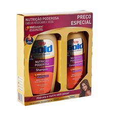 Kit Shampoo e Condicionador Niely Gold Nutrição Poderosa