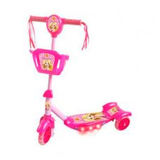 Patinete Infantil Belinda com Cesta, Luz e Som – DM Toys