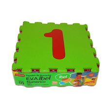 Tapete de E.v.a. Numérico 30x30x0,5cm 10 Peças - Ibel