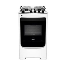 Fogão Consul 4 Bocas CFO4NAB com Mesa de Inox Acendimento Automático e Design Frente Única Bivolt Branco