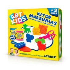Kit de Massinhas 7 Acrilex 300g
