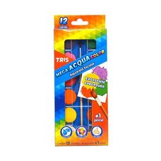 AQUARELA TRIS MEGA ACQUA EST.12 CORES 686998
