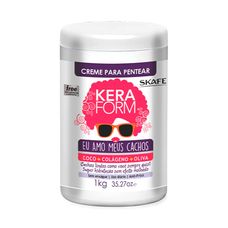 Creme de Pentear Skafe Keraform Eu Amo Meus Cachos 1Kg