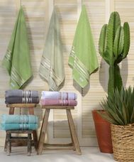 Toalha Rosto Tingida Home Design Shine Folha 7188