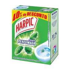 Pedra Sanitária Harpic Plus Pinho 25g Grátis 40% Desconto