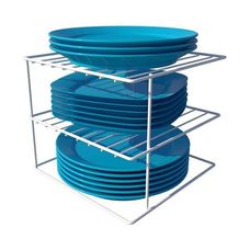 Organizador de Pratos Quadrado Branco - Dicarlo